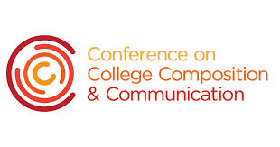 Conference on College Composition & Communication, along with the a symbol of several Cs, in red, orange, and yellow.
